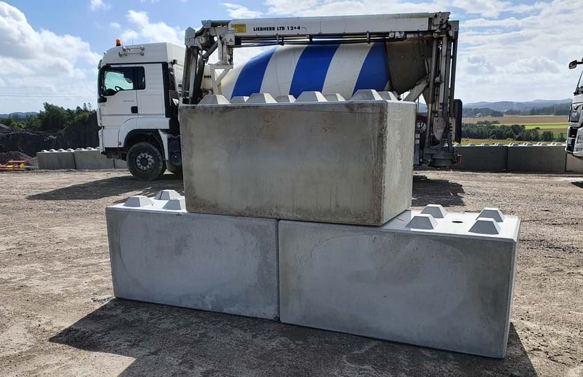 Betongklosser på fabrikk
