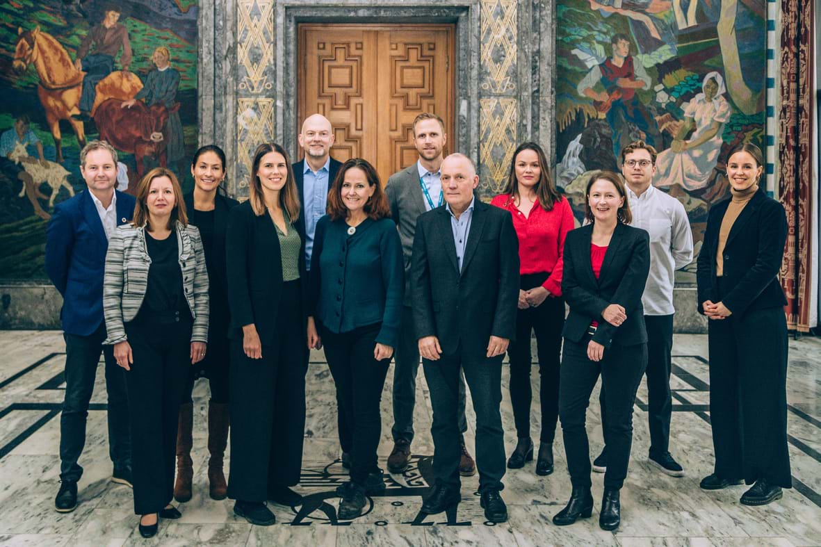 Deltagere fra Oslo Kommune og de nye medlemmene fra Unicon, Grundfos, Bravida og Norsk Gjenvinning. Foto: Ronny Boysen for Klimaetaten.