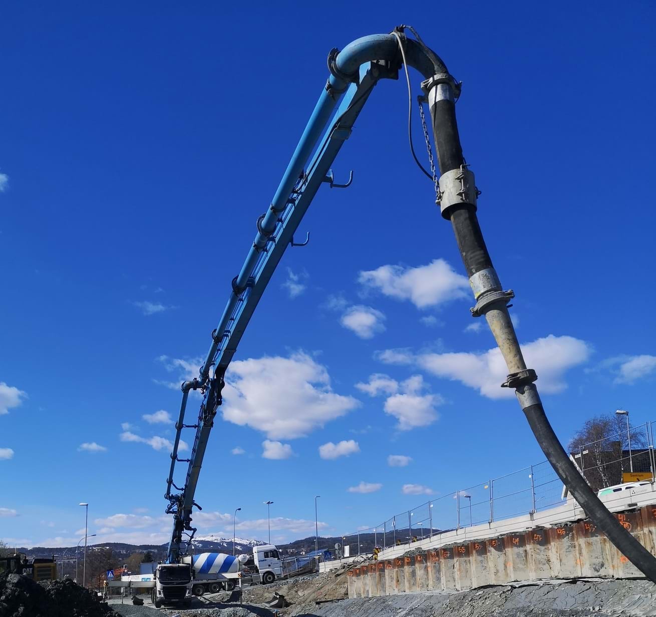 Vår lengste pumpe på 57 meter