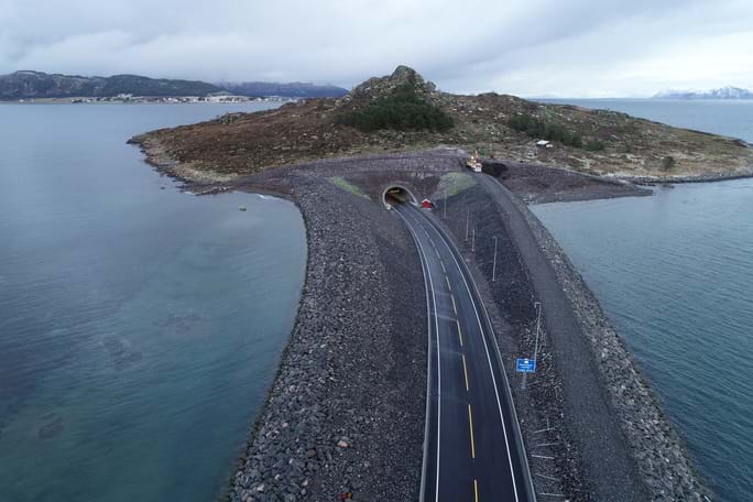 Haramsfjordtunellen. Foto: Møre og Romsdal Fylkeskommune, Ramiz Ahmetagic